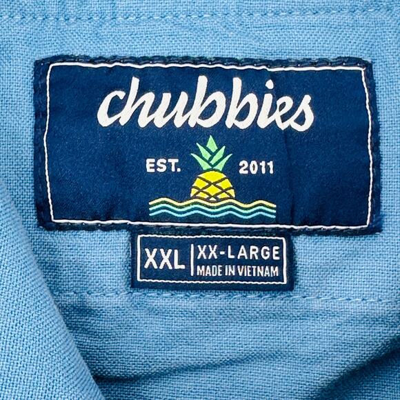 Chubbies Original Stretch Twill Shorts Mens Sz XXL The Big Blues 5.5" Inseam - Picture 6 of 8
